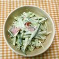 ☆ぴよぴよママ☆'s cooksnap of when they made カニカマときゅうりのわさびマヨネーズ和え.