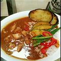 ジオ★'s cooksnap of when they made 夏バテ予防☆簡単リメイク♪夏野菜カレー.