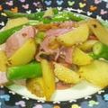 ★ぁねえ★'s cooksnap of when they made 新じゃがとベーコンのにんにくオリーブ炒め.