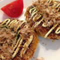 のんのんちゃん☆'s cooksnap of when they made かつお節　たっぷりのお好み焼き.