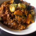 木村みつとし's cooksnap of when they made 冷凍かぼちゃと冷凍そら豆の牛そぼろ餡かけ.
