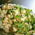 おやまめさん's cooksnap of when they made 苦くない★簡単★我が家のゴーヤチャンプル.