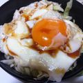Fujicoooo's cooksnap of when they made 大葉にんにく醤油で★簡単！目玉焼き丼.