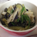tamaki✦'s cooksnap of when they made ヘルシー ゆで茄子と長ネギの味噌和え.