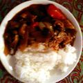 salymama's cooksnap of when they made フライパンで作る☆ナスと豚肉のカレー.