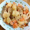 しおりんりく's cooksnap of when they made じゃがいものごまみそ煮.
