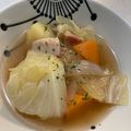 ゆみらんたん's cooksnap of when they made 新じゃが新玉春キャベほっこりポトフスープ.