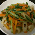 △ゆっきー△'s cooksnap of when they made 小松菜とちくわと人参の炒めあんかけ.