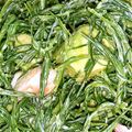 LUPIN３'s cooksnap of when they made おかひじきと海老のゴマだれマヨ.