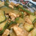 きゃべつん's cooksnap of when they made ズッキーニと鶏のカレー炒め.