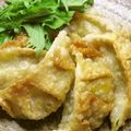 お〜ちゃん♡'s cooksnap of when they made 【農家のレシピ】カレーチーズ揚げ餃子.