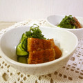 ローズレース's cooksnap of when they made 簡単すし酢deうざく（胡瓜と鰻の酢の物）.
