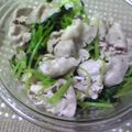 カミナ's cooksnap of when they made 三つ葉と豚肉のナムル風♪.