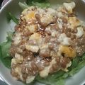 かぴーな's cooksnap of when they made 簡単ランチ★納豆レタス丼.