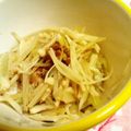mmameco's cooksnap of when they made 大根皮きんぴら.