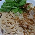 ryosuke128's cooksnap of when they made ツナと水菜の和風スパゲティ.
