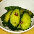 りかぷうぷう's cooksnap of when they made 辛子醤油のきゅうりの漬物.
