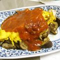 ハナレ's cooksnap of when they made おかしな仲間なすと卵のチリソース.