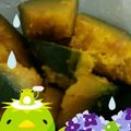 アメリ0208's cooksnap of when they made レンジでホクホク★カボチャ煮物.