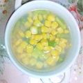 あざらしの赤ちゃん's cooksnap of when they made コーンとアスパラ◆優しい春色スープ.