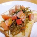 バカの壁's cooksnap of when they made きんぴらトマト丼.