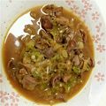 つじ☆'s cooksnap of when they made 砂肝のピリ辛醤油炒め煮・長ネギたっぷり！.