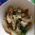 ノリコりの's cooksnap of when they made レンジで簡単♪ちくわとキャベツのおかず.