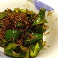yukimimimi's cooksnap of when they made シンプル✿ピーマンとじゃこの炒め物.
