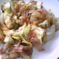 J・0505's cooksnap of when they made キャベツとベーコンのオイマヨ炒め.