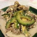 えりおく's cooksnap of when they made ゴーヤチャンプル.