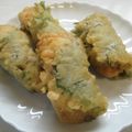 kotori123's cooksnap of when they made 鶏むね肉シソ巻き天ぷら＝梅醤油ソース＝.
