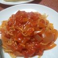 ranmao☆'s cooksnap of when they made 簡単トマトソースdeごちそうパスタ.