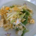我が家でベーカリー's cooksnap of when they made 塩味♪簡単ネギ卵炒めじゃがいも入り.