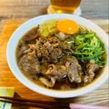 おりこうポチ's cooksnap of when they made 肉そば.