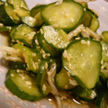りすにんぐ's cooksnap of when they made ☆きゅうりとちりめんの酢の物☆.