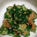 むーにんママ's cooksnap of when they made オクラの梅和え.