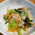 waooon's cooksnap of when they made 若返り効果有！小松菜とジャコのおろし和え.