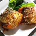 ♥あずきち♥'s cooksnap of when they made サバの蒲焼☆韓国風.