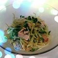 hito3yuki's cooksnap of when they made もやしとカイワレのサラダ.