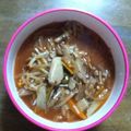 愛莉☆陸上's cooksnap of when they made 簡単！激辛！韓国スープ☆.
