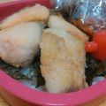 ＊＊みぃ's cooksnap of when they made 鮭の米粉から揚げ～柚子胡椒酢で～♪.