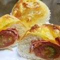 チャミ☆'s cooksnap of when they made ミニトマト丸ごとパン.