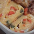 Apple_Home's cooksnap of when they made カラフルな卵焼き.
