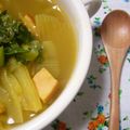 hallelujahCAFE's cooksnap of when they made 残り野菜のカレー風味スープ.