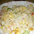 Swanwing's cooksnap of when they made レタスとカニカマのチャーハン.