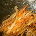 Swanwing's cooksnap of when they made 人参とごぼうのきんぴら.