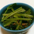 weston's cooksnap of when they made 小松菜のおひたし.