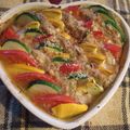 カバゴン's cooksnap of when they made ♬ズッキーニと豚ひき肉の重ね焼き♬.