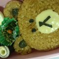 ニコニコはんぱんまん's cooksnap of when they made キャラ弁☆ＬＩＮＥ　ブラウン&コニー.