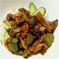 しょうちぐちゃん's cooksnap of when they made ジャージャー麺風♪ナス肉みそ冷麺♡.